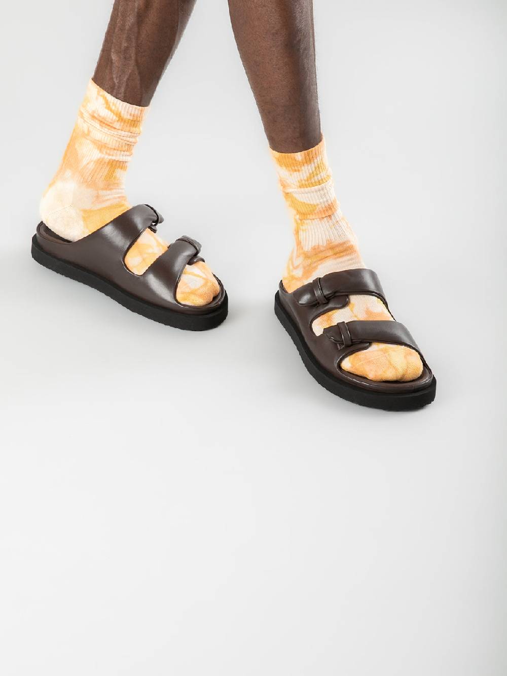 Officine Creative CHORA 001 Sandali in Pelle Marrone Ultimi tre giorni