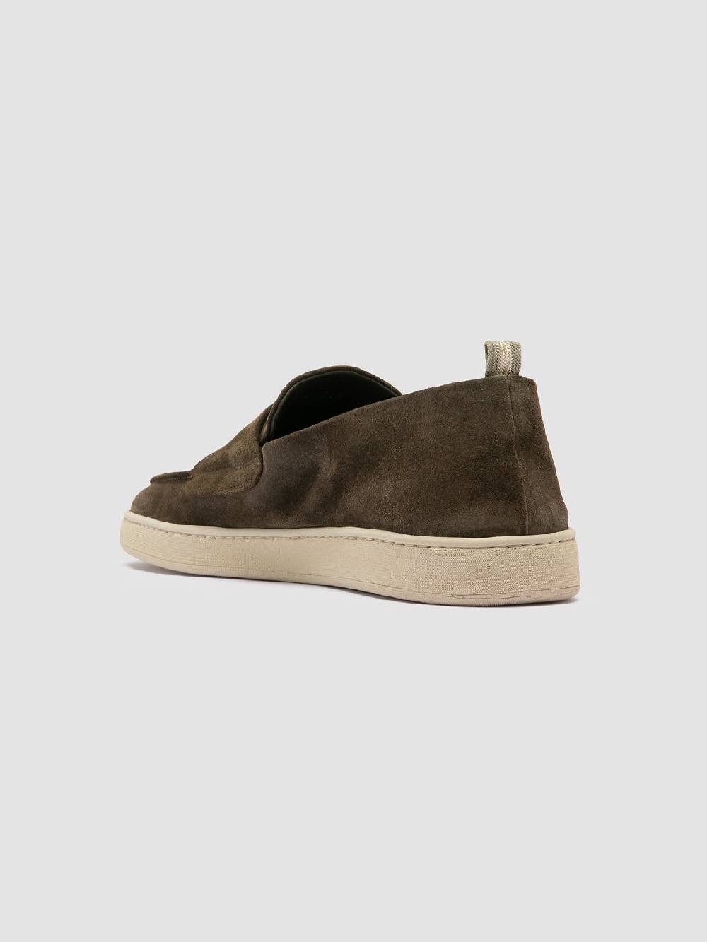 Officine Creative HERBIE 005 Sneaker Basse in Pelle Verde Latest stili