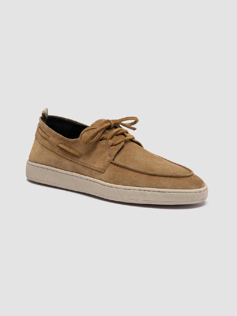 Officine Creative HERBIE 009 Sneaker Basse in Pelle Scamosciata Tortora Ultimi due giorni