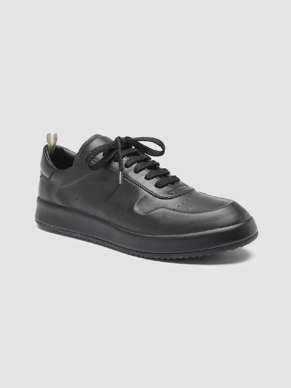 Officine Creative ACE 010 Sneakers in Pelle Nera Enormi sconti