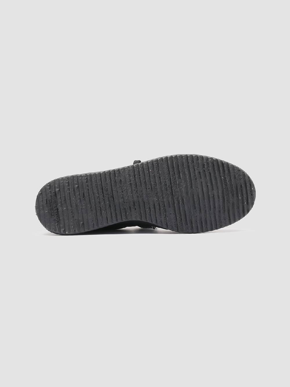 Officine Creative ACE 010 Sneakers in Pelle Nera Enormi sconti