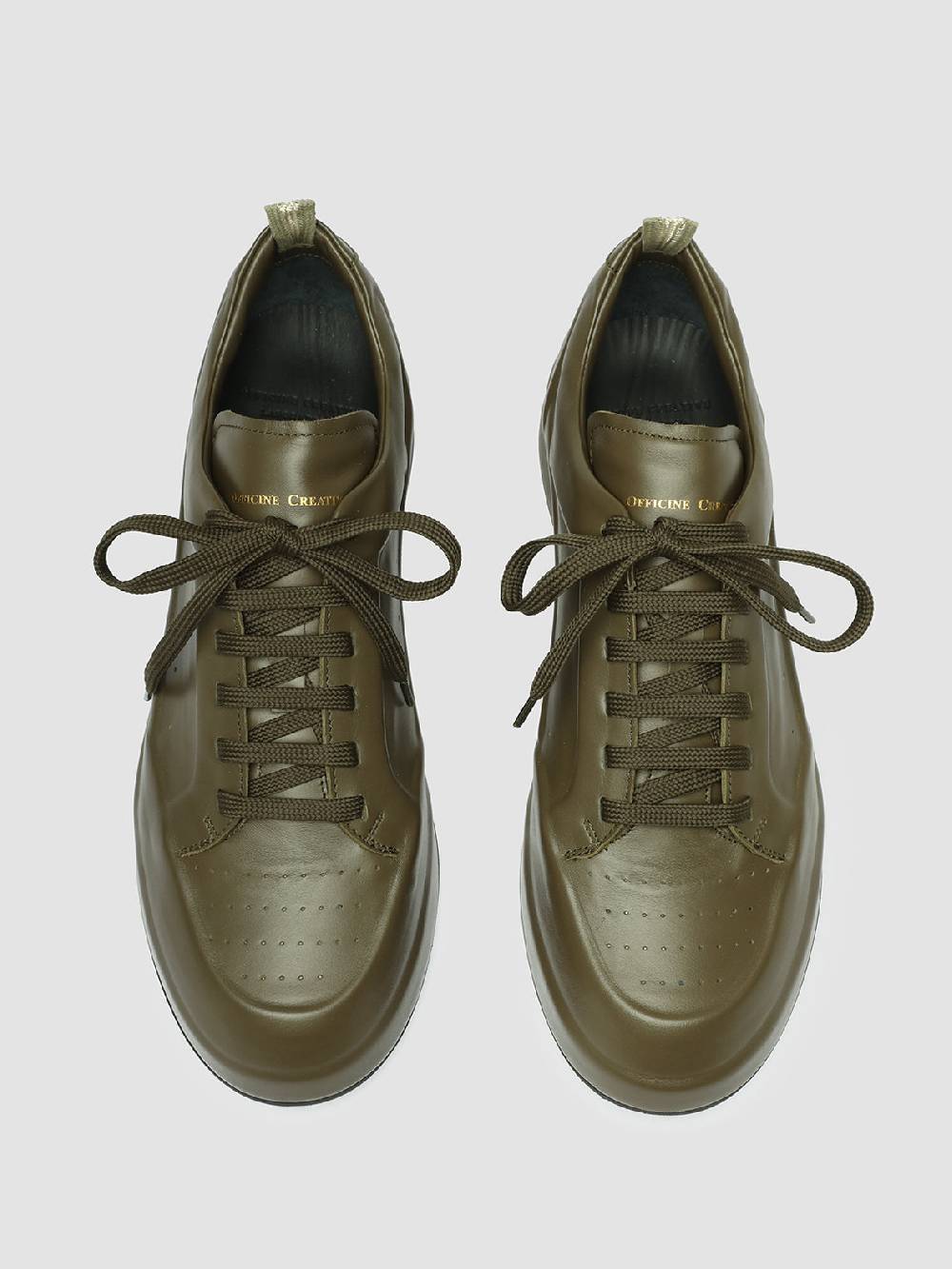 Officine Creative ACE 016 Sneaker in Pelle Verde Officina