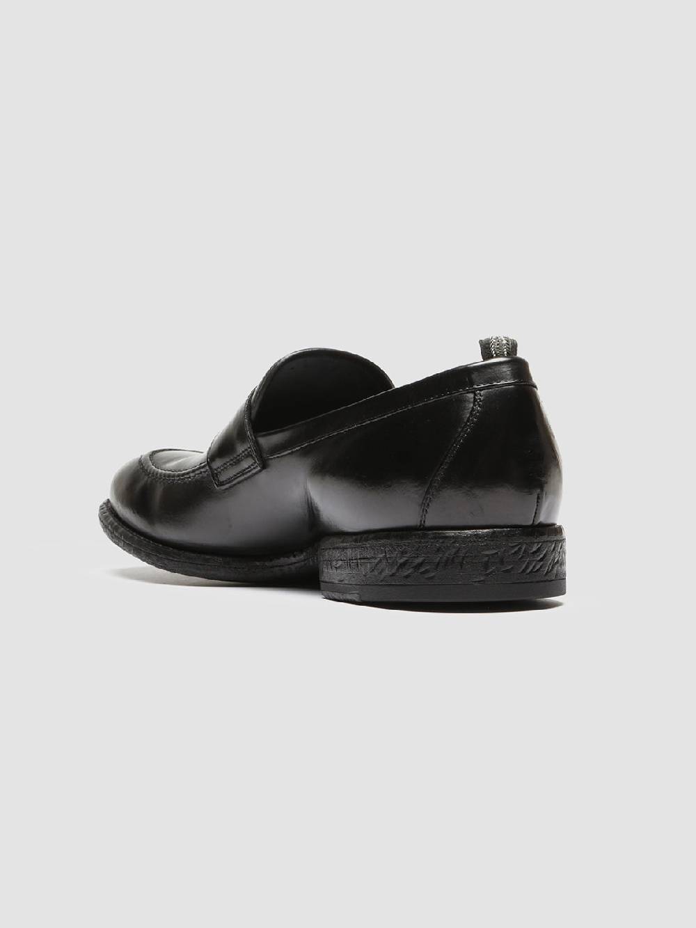 Officine Creative EMORY 024 Mocassini in Pelle Nera Black Friday Prezzi