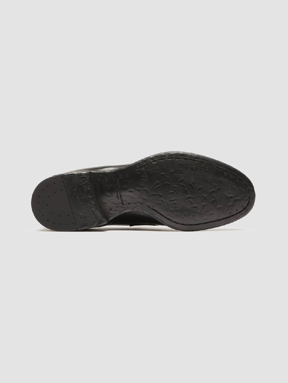 Officine Creative EMORY 024 Mocassini in Pelle Nera Black Friday Prezzi