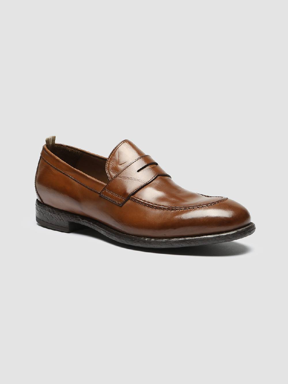Officine Creative EMORY 024 Mocassini in Pelle Marrone Duty-free
