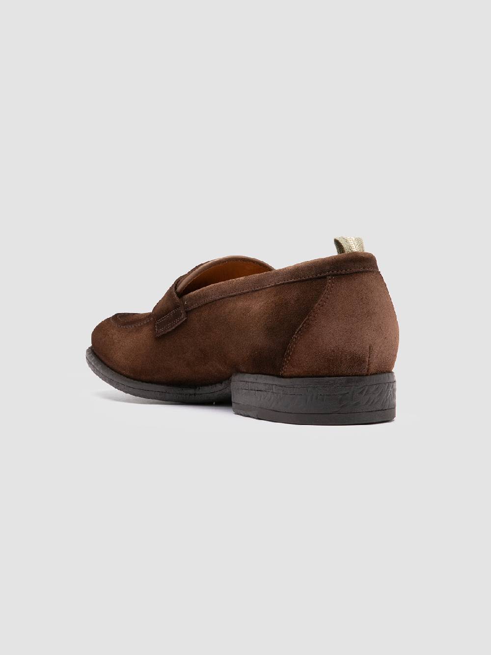 Officine Creative EMORY 024 Mocassini in Pelle Scamosciata Marrone 50% di sconto per tempo limitato