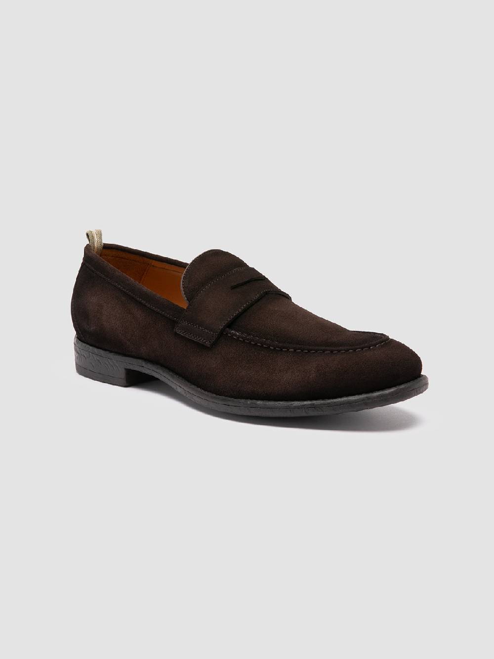Officine Creative EMORY 024 Mocassini in Pelle Scamosciata Marrone Sconti questo mese