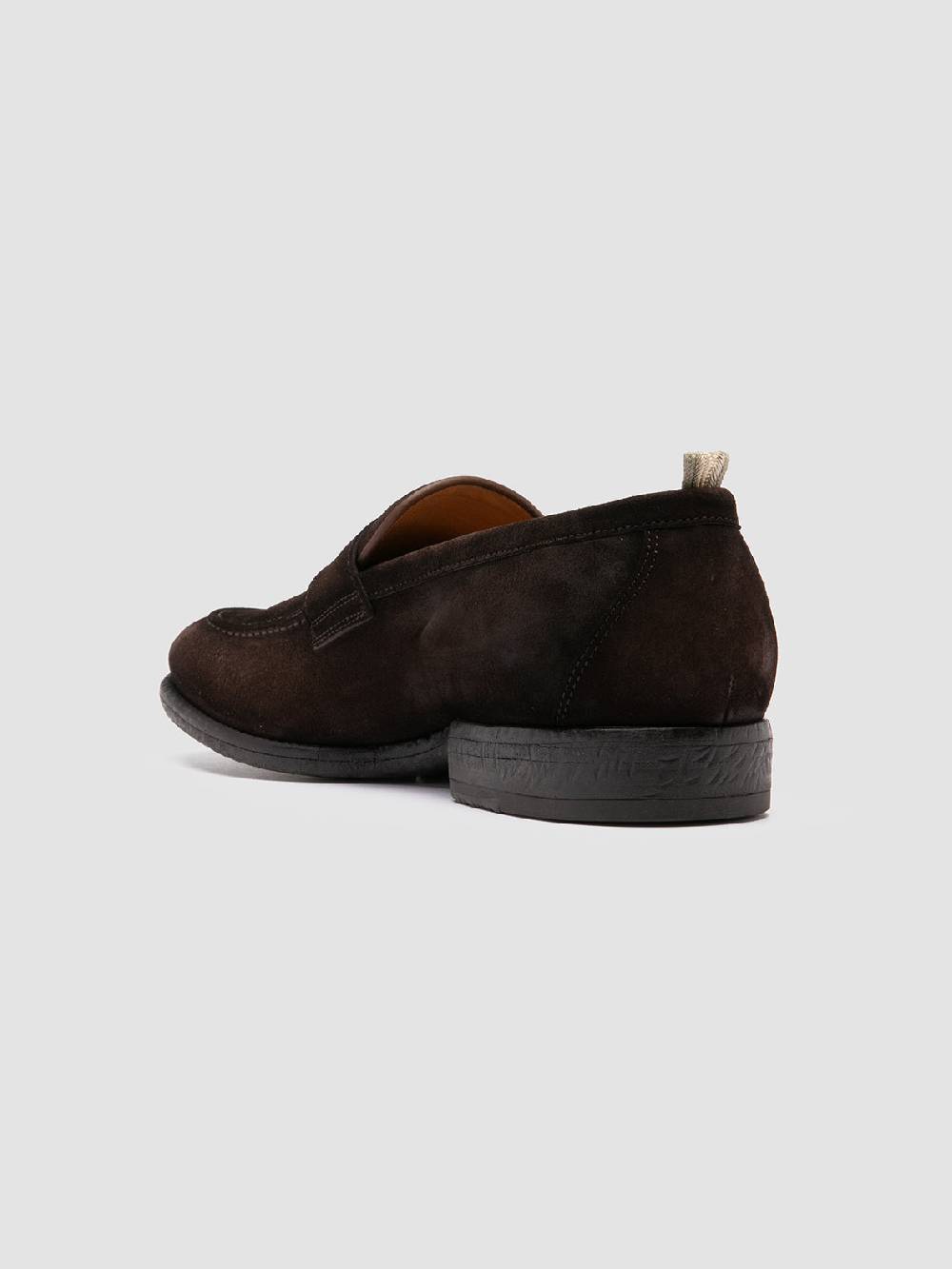Officine Creative EMORY 024 Mocassini in Pelle Scamosciata Marrone Sconti questo mese