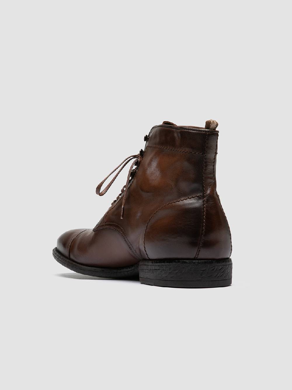 Officine Creative EMORY CAOU 014 Stivali Marrone Chiaro in Pelle In Linea