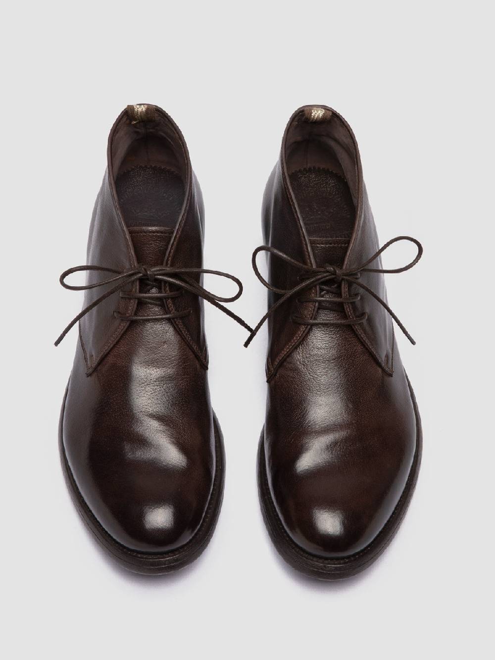 Officine Creative HIVE 050 Stivali Chukka in Pelle Marrone Promozione