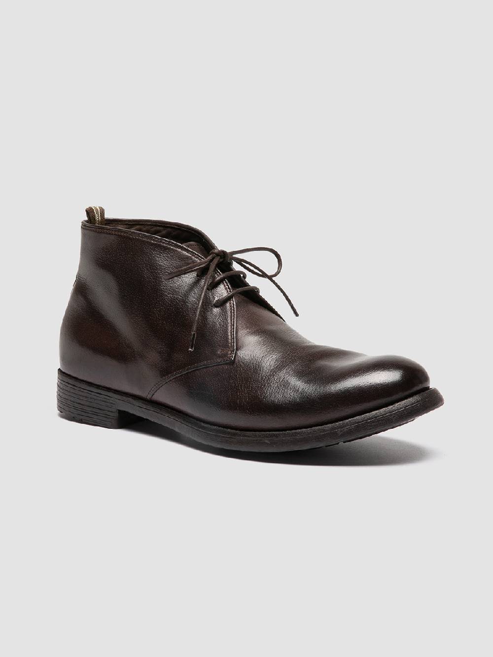 Officine Creative HIVE 050 Stivali Chukka in Pelle Marrone Promozione