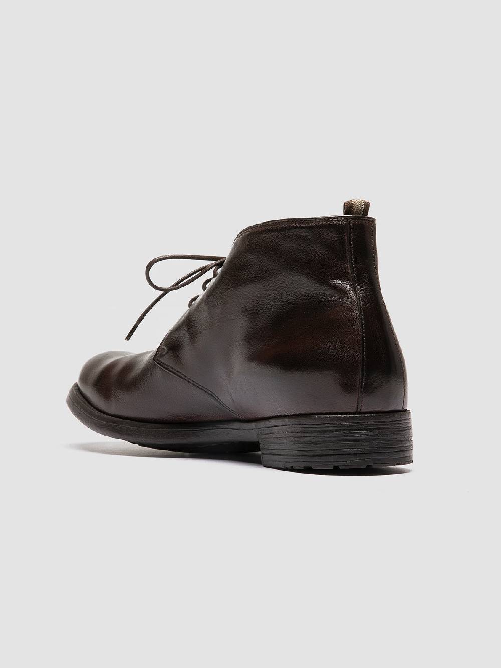 Officine Creative HIVE 050 Stivali Chukka in Pelle Marrone Promozione