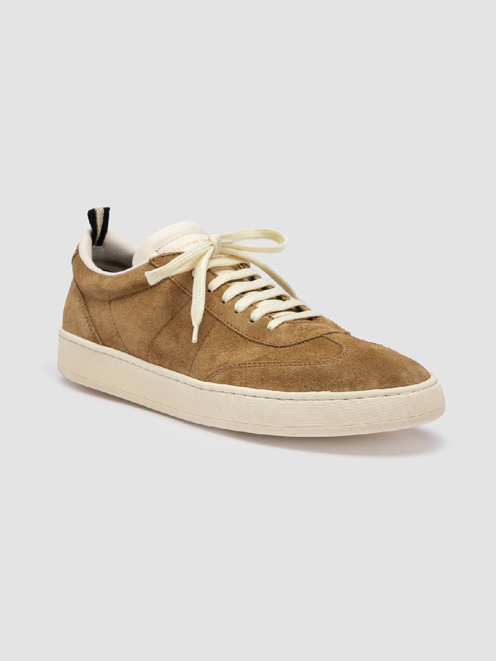 Officine Creative KOMBI 003 Sneaker in Pelle Scamosciata Marrone Pezzi Unici