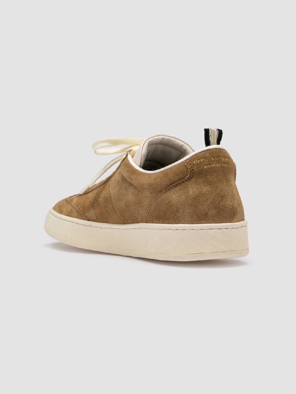 Officine Creative KOMBI 003 Sneaker in Pelle Scamosciata Marrone Pezzi Unici