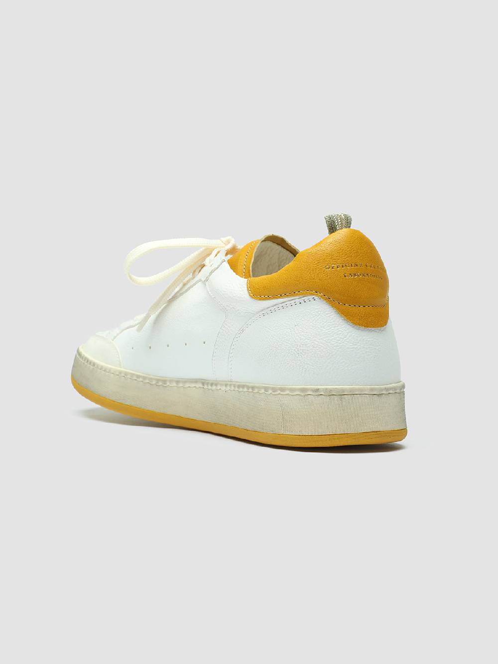 Officine Creative MAGIC 001 Sneakers in Pelle e Camoscio Bianco Consegna Veloce