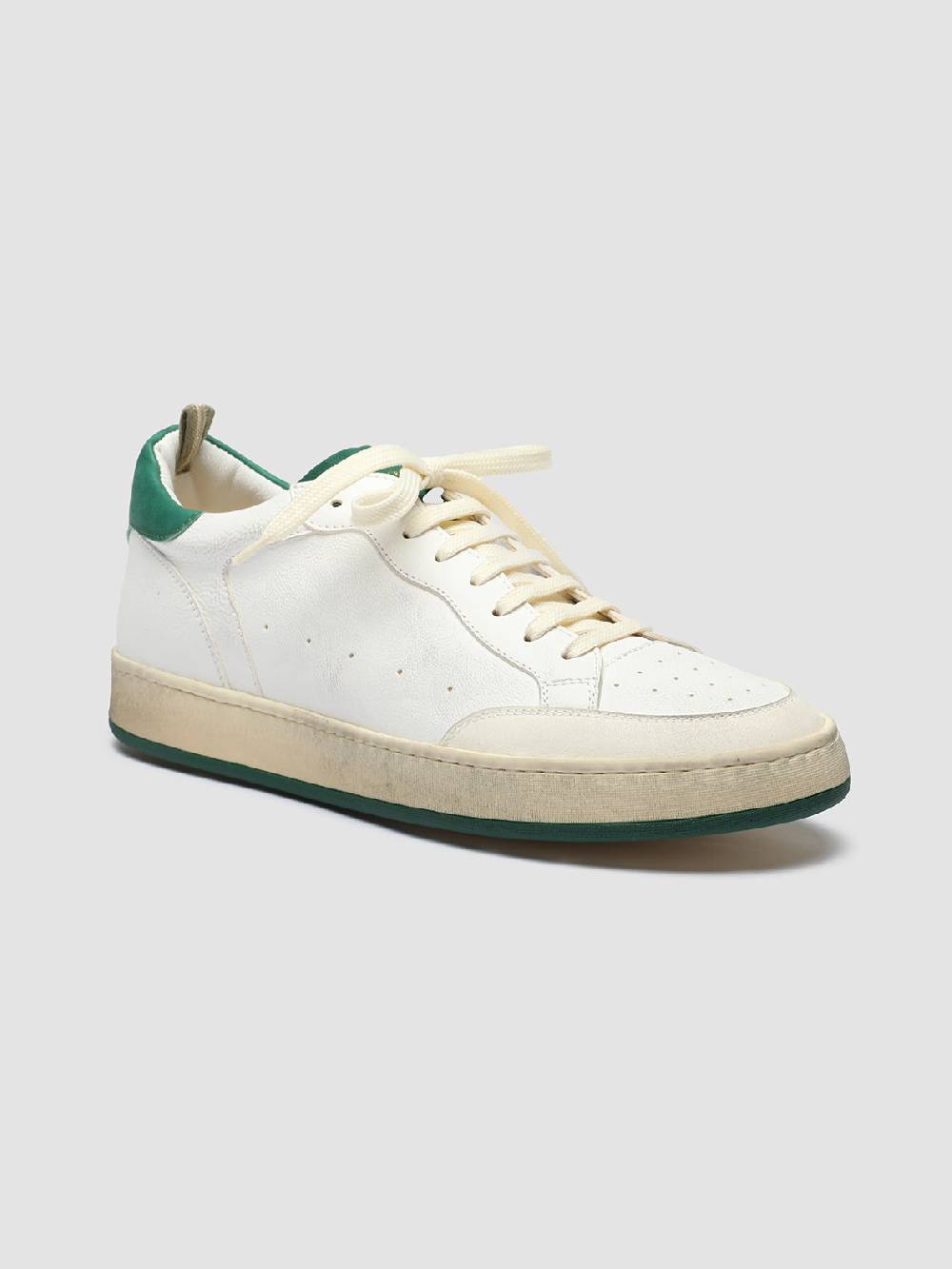 Officine Creative MAGIC 001 Sneakers in Pelle e Camoscio Bianco Promozione Limitata