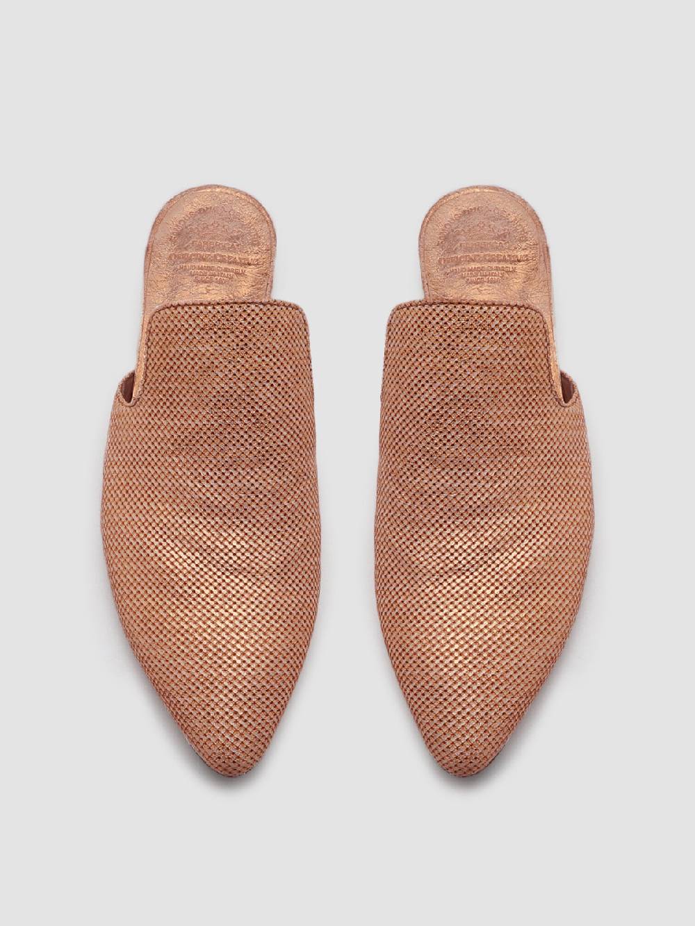 Officine Creative SAUVANNE 006 Sabot in Pelle Marrone Prezzo Ridotto