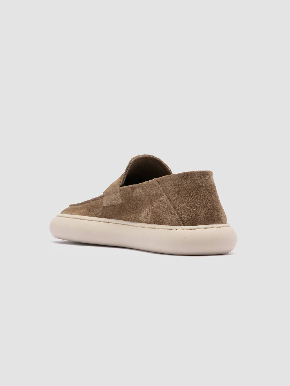 Officine Creative DINGHY 101 Sneakers Basse in Pelle Scamosciata Tortora Online