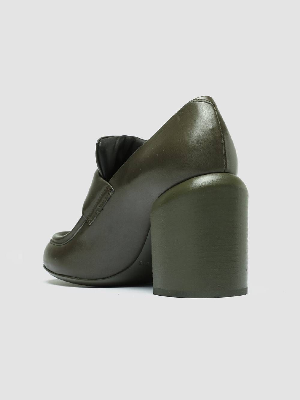 Officine Creative ESTHER 018 Mocassini Penny in Pelle Verde Saldi