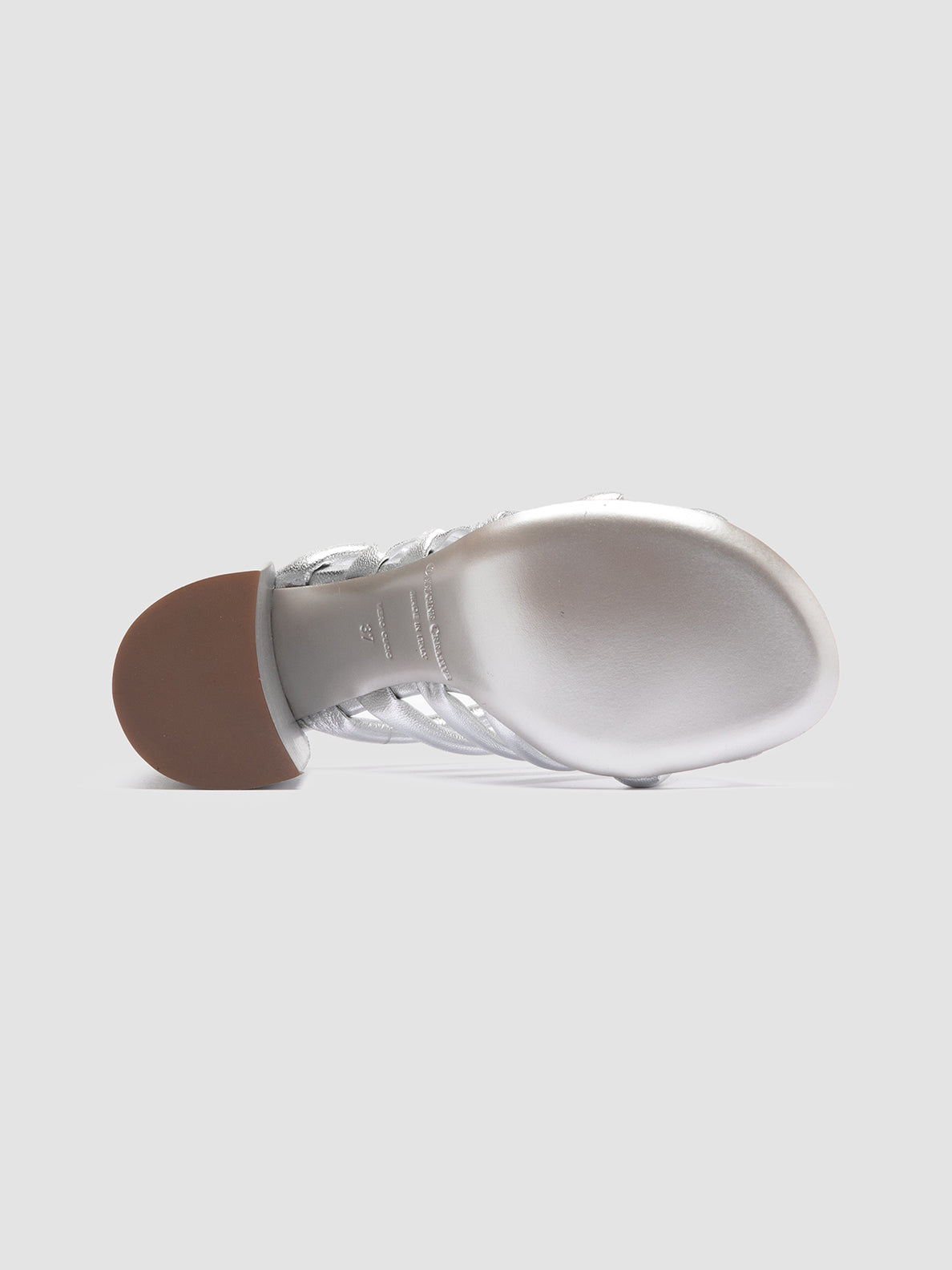 Officine Creative ESTHER 026 Sandali Slide in Pelle Argento Hotsell