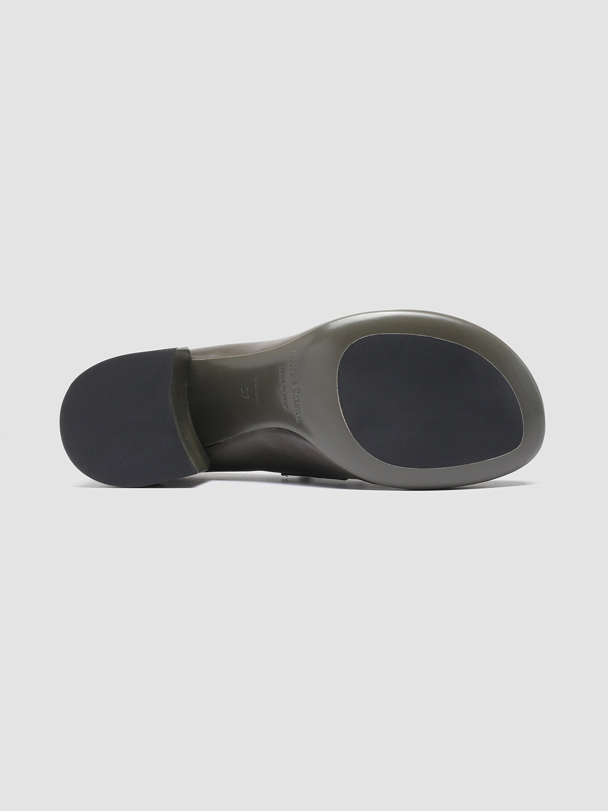 Officine Creative ETHEL 001 Mocassini Penny in Pelle Verde Vendita Calda