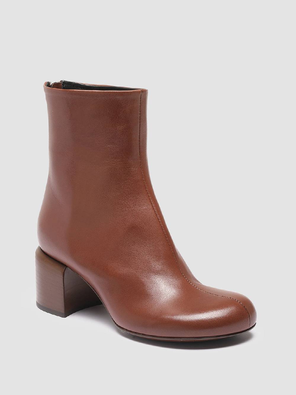 Officine Creative ETHEL 004 Stivaletti in Nappa Marrone Vendita Economica
