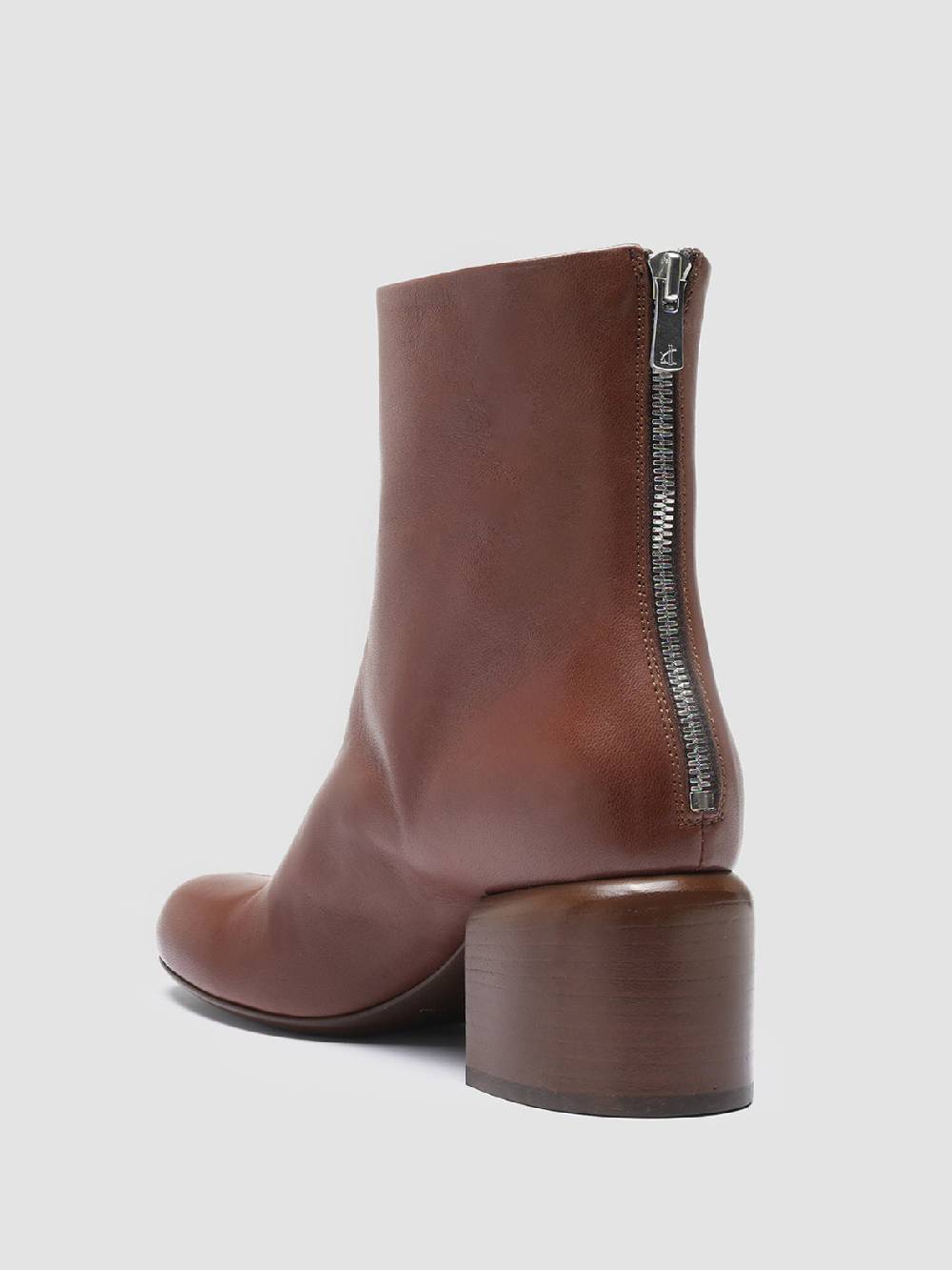 Officine Creative ETHEL 004 Stivaletti in Nappa Marrone Vendita Economica