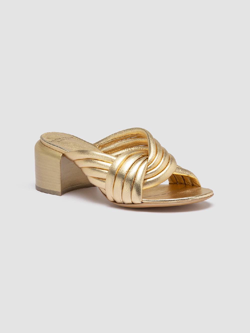 Officine Creative ETHEL 022 Sandali Slide in Pelle Oro I Più Venduti
