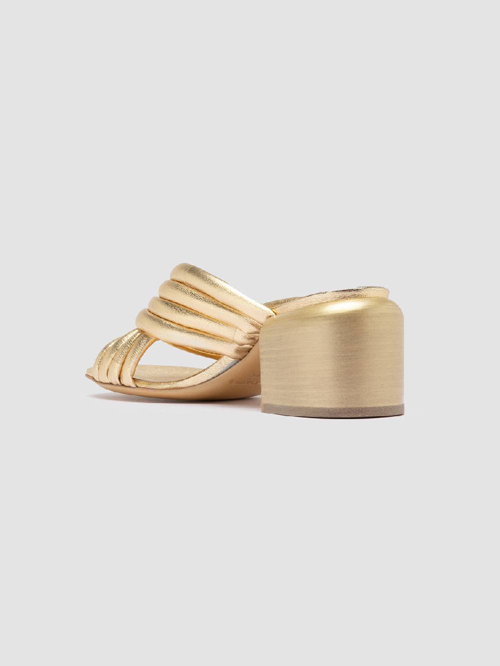 Officine Creative ETHEL 022 Sandali Slide in Pelle Oro I Più Venduti