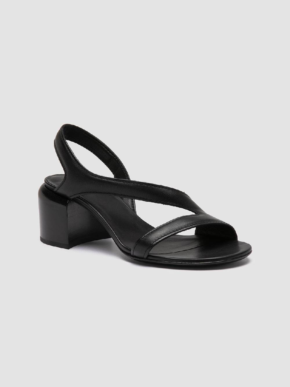 Officine Creative ETHEL 023 Sandali in Pelle Nera Vendite Flash