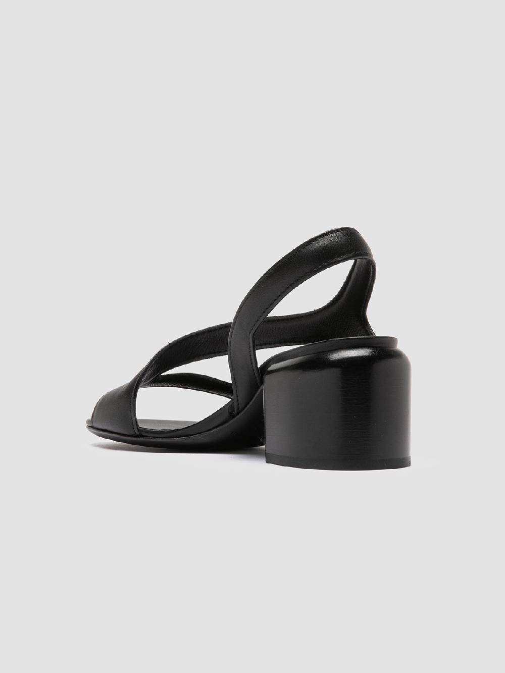 Officine Creative ETHEL 023 Sandali in Pelle Nera Vendite Flash