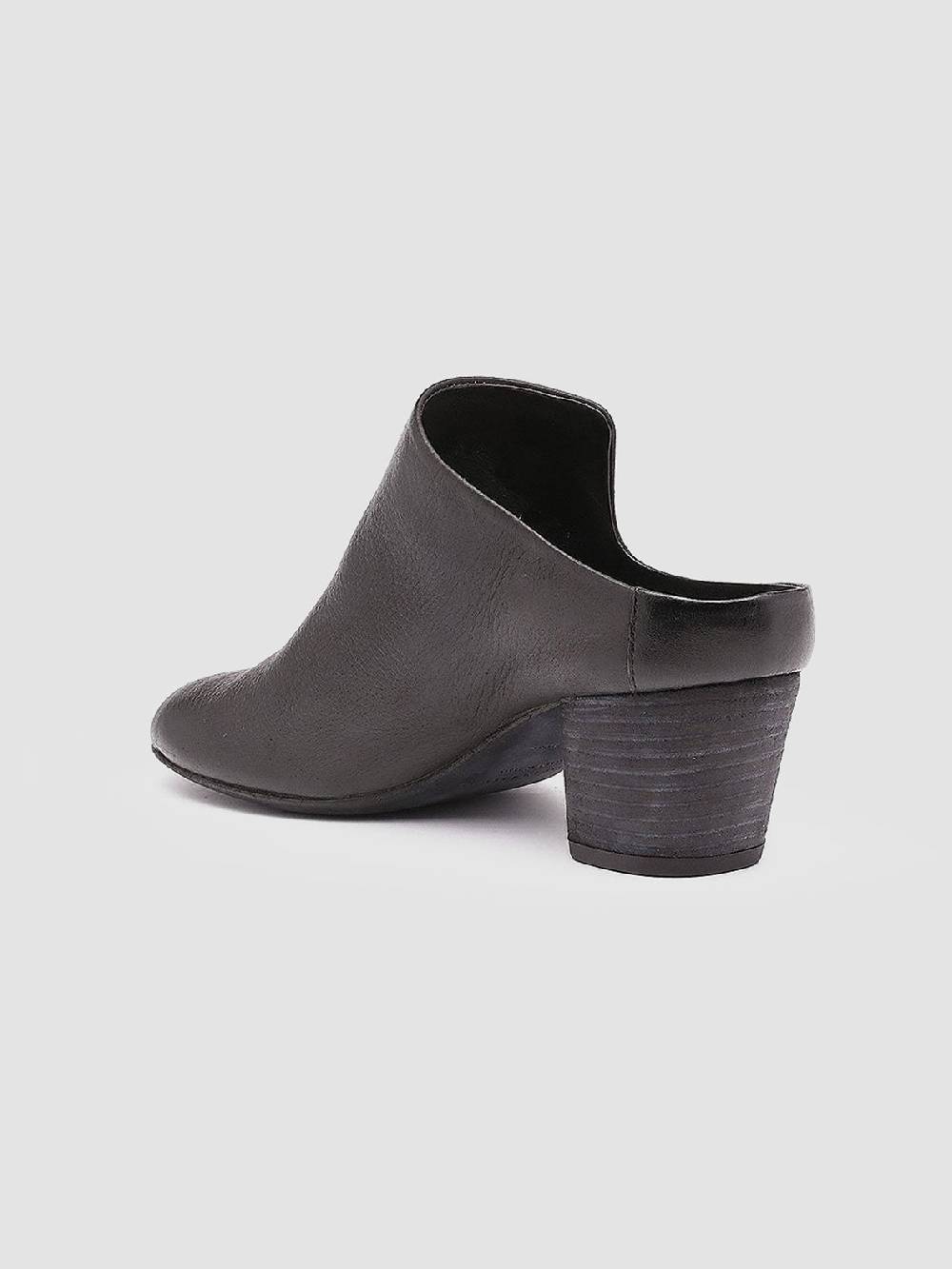 Officine Creative ADELE 003 Black Leather Sandals Nuova