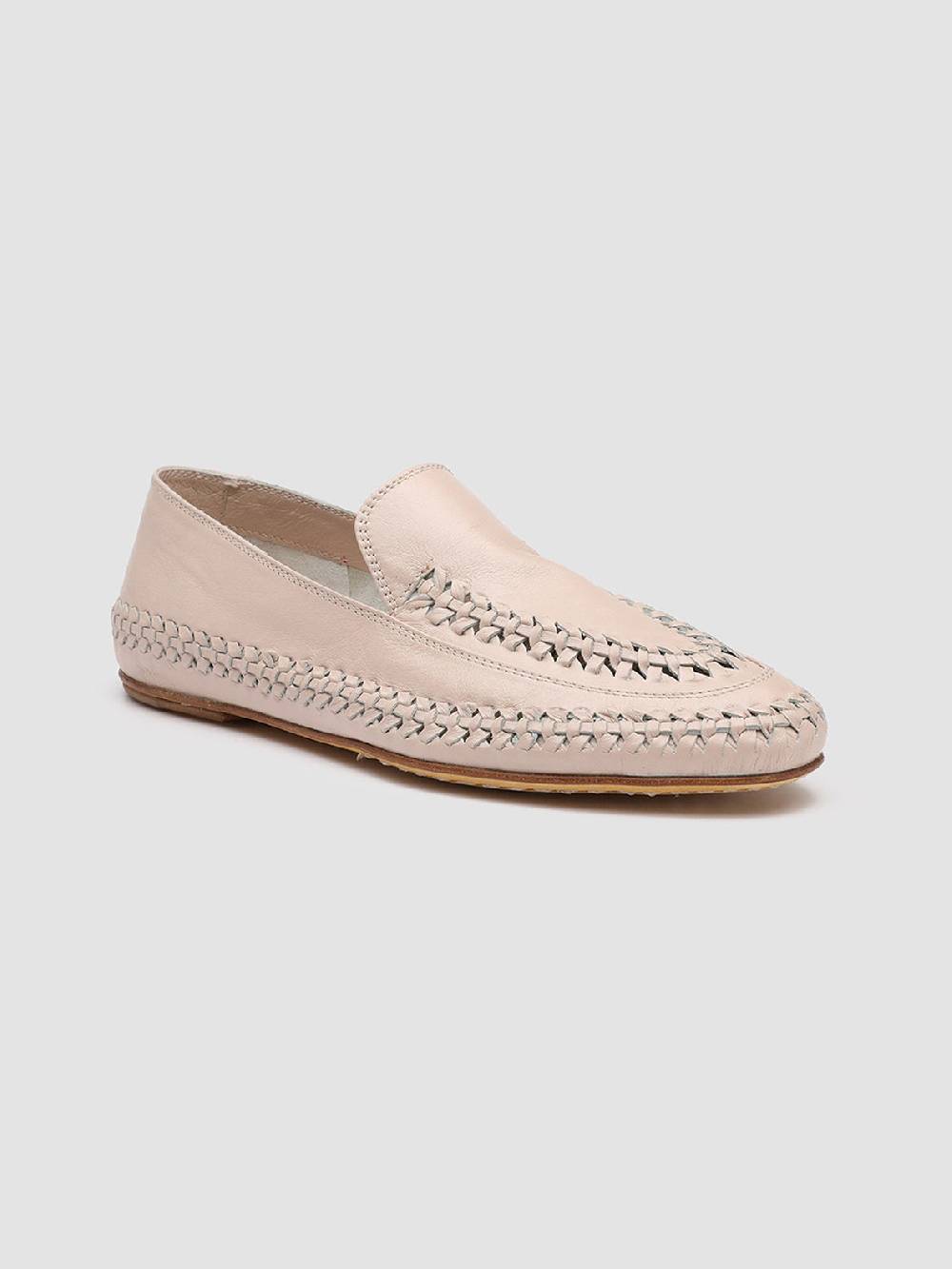 Officine Creative BESSIE 002 Mocassini in Pelle Rosa Moda