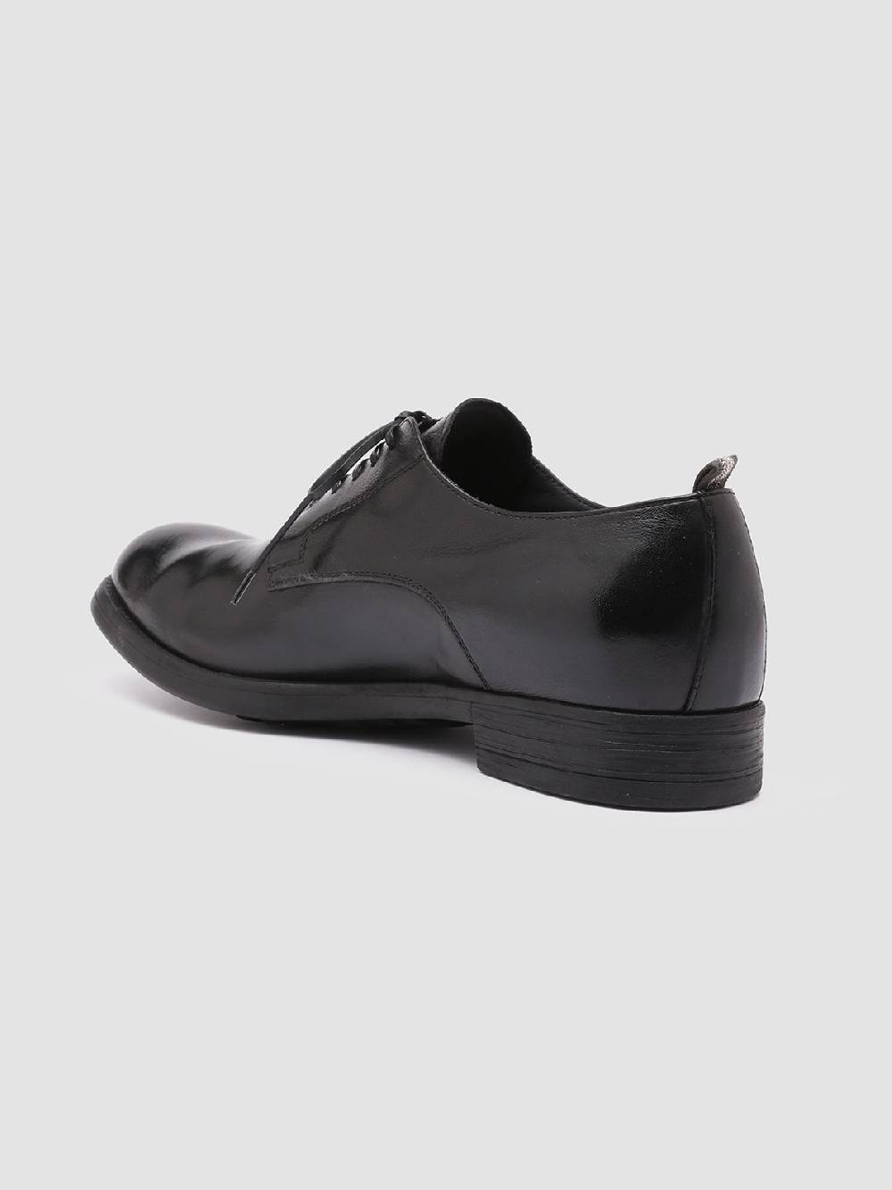 Officine Creative CHRONICLE 001 Derby in Pelle Nera Sconto di tempo limitato