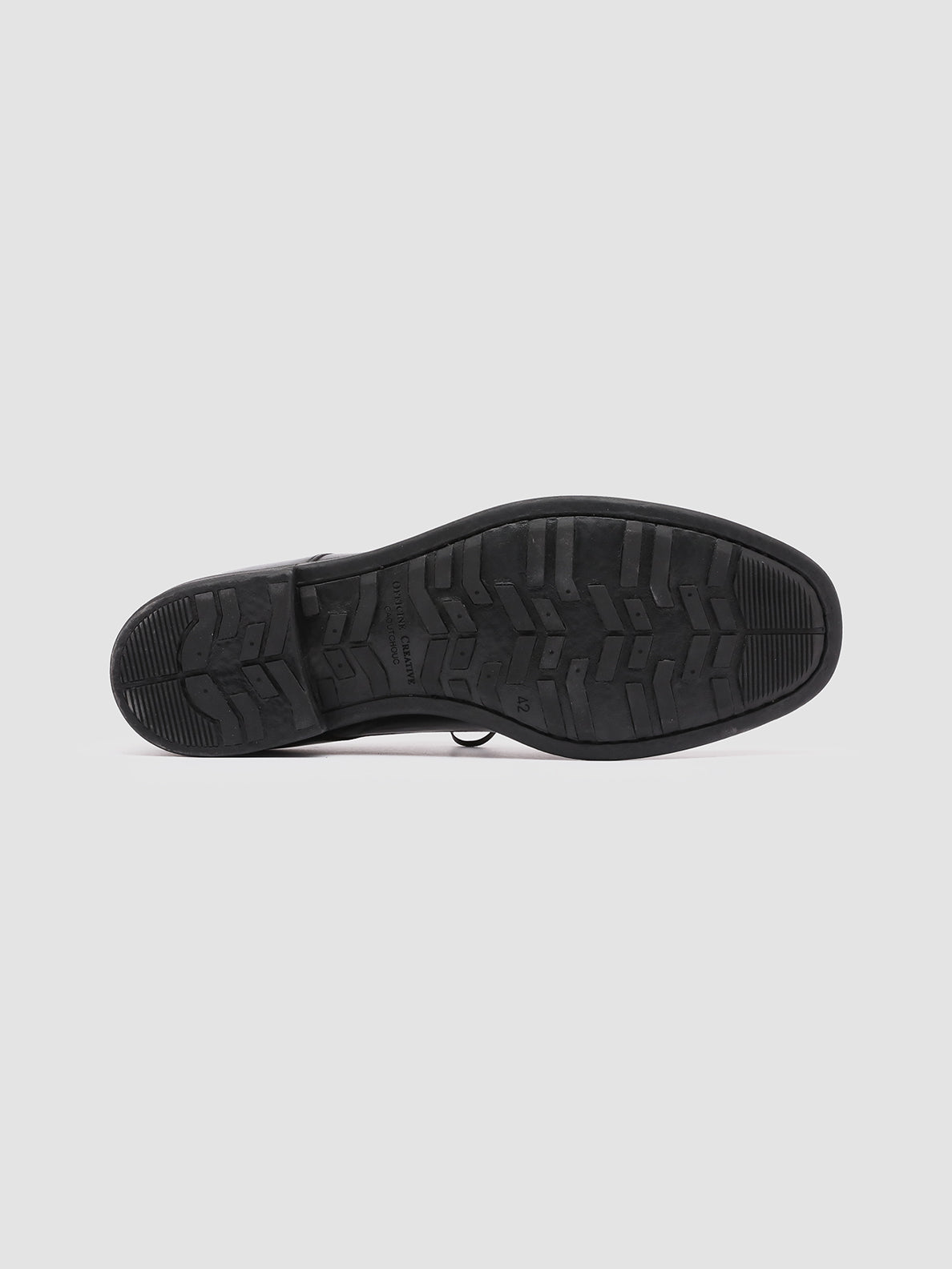 Officine Creative CHRONICLE 001 Derby in Pelle Nera Sconto di tempo limitato