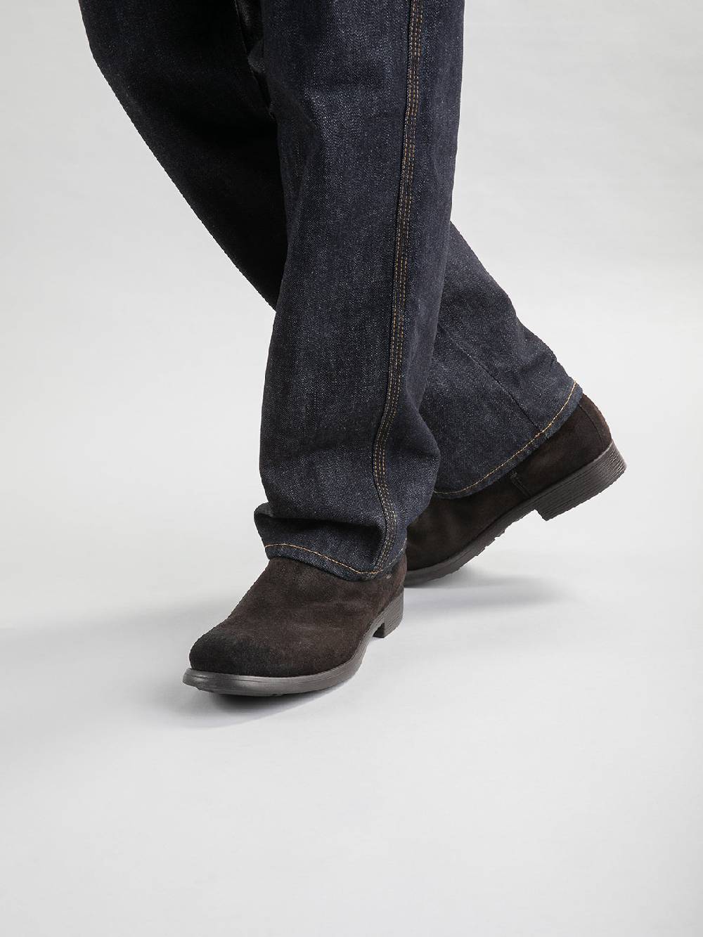 Officine Creative CHRONICLE 002 Stivaletti Chelsea in Camoscio Tortora Negozio online di fabbrica