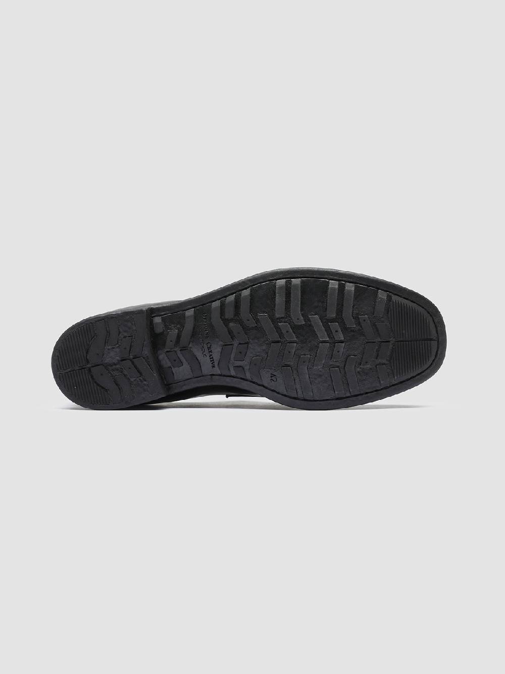 Officine Creative CHRONICLE 027 Stivaletti in Pelle Nera Offerta speciale