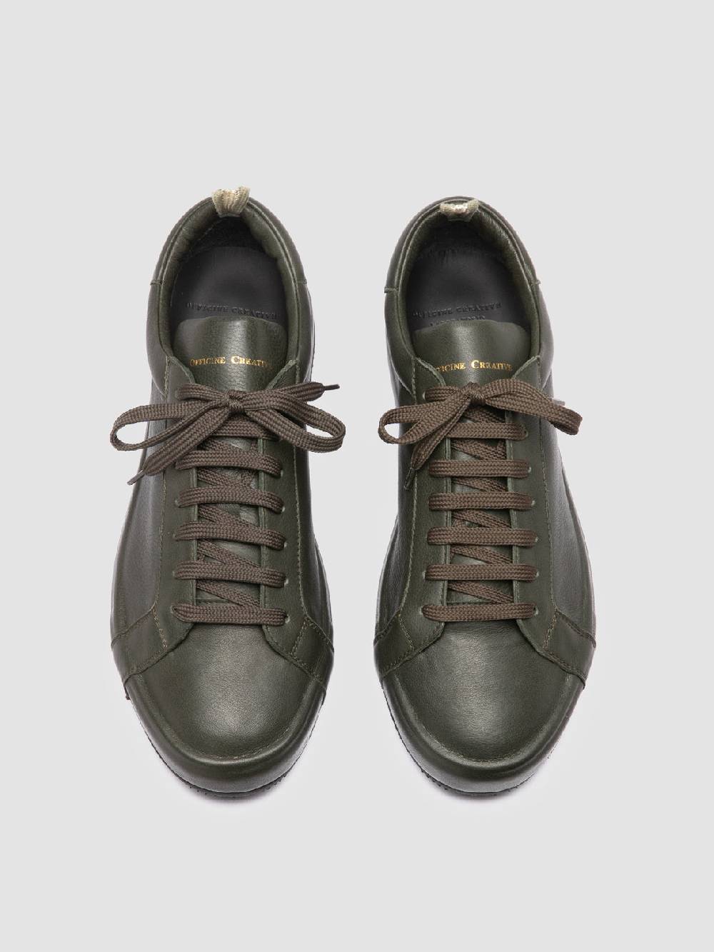 Officine Creative CORE 001 Sneakers in Pelle Verde Shopping online