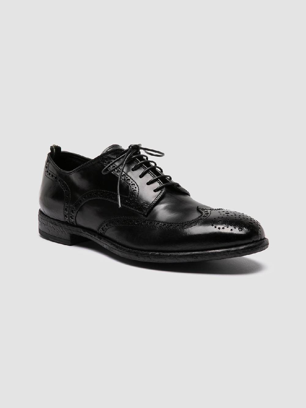 Officine Creative EMORY 015 Scarpe Derby in Pelle Nera Offerta San Valentino