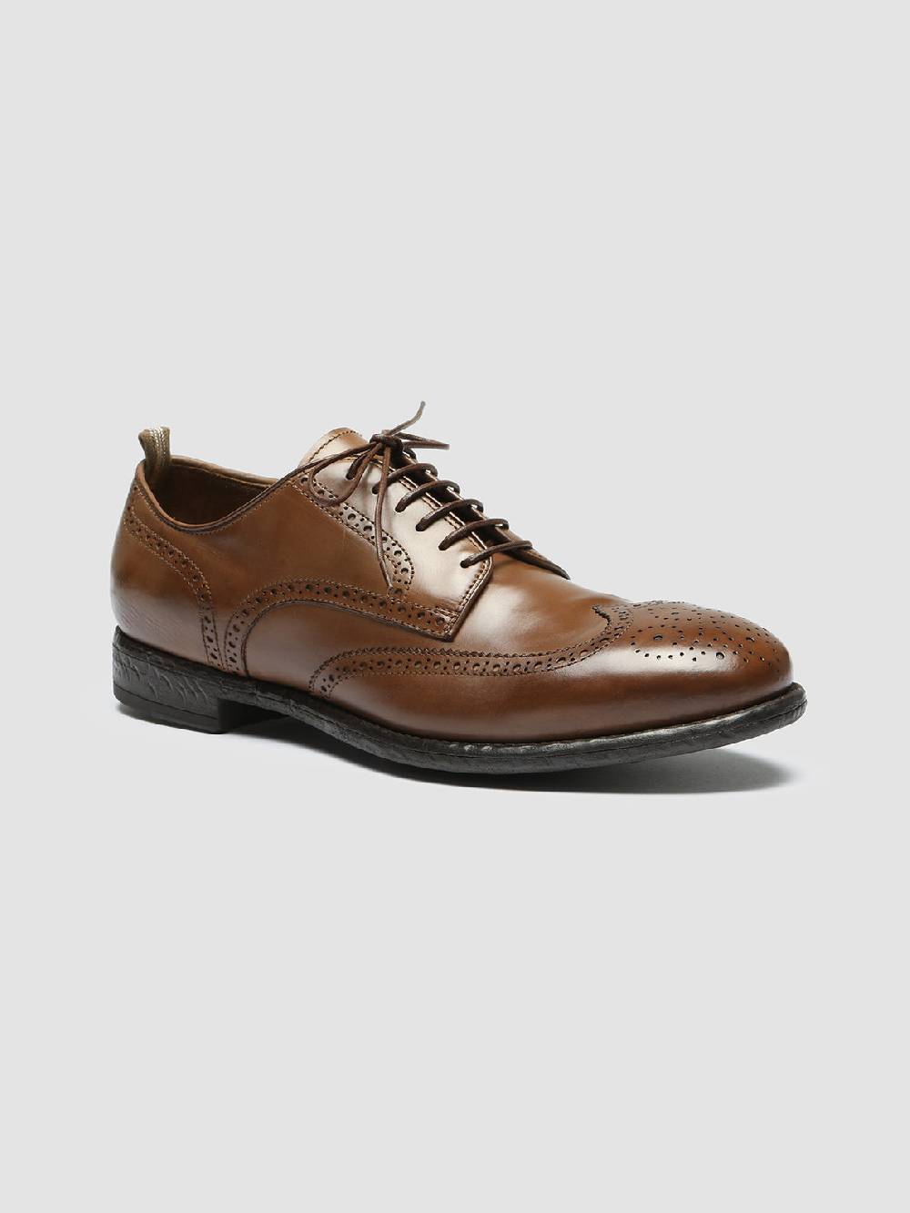 Officine Creative EMORY 015 Derby in Pelle Marrone Offerta Anniversario