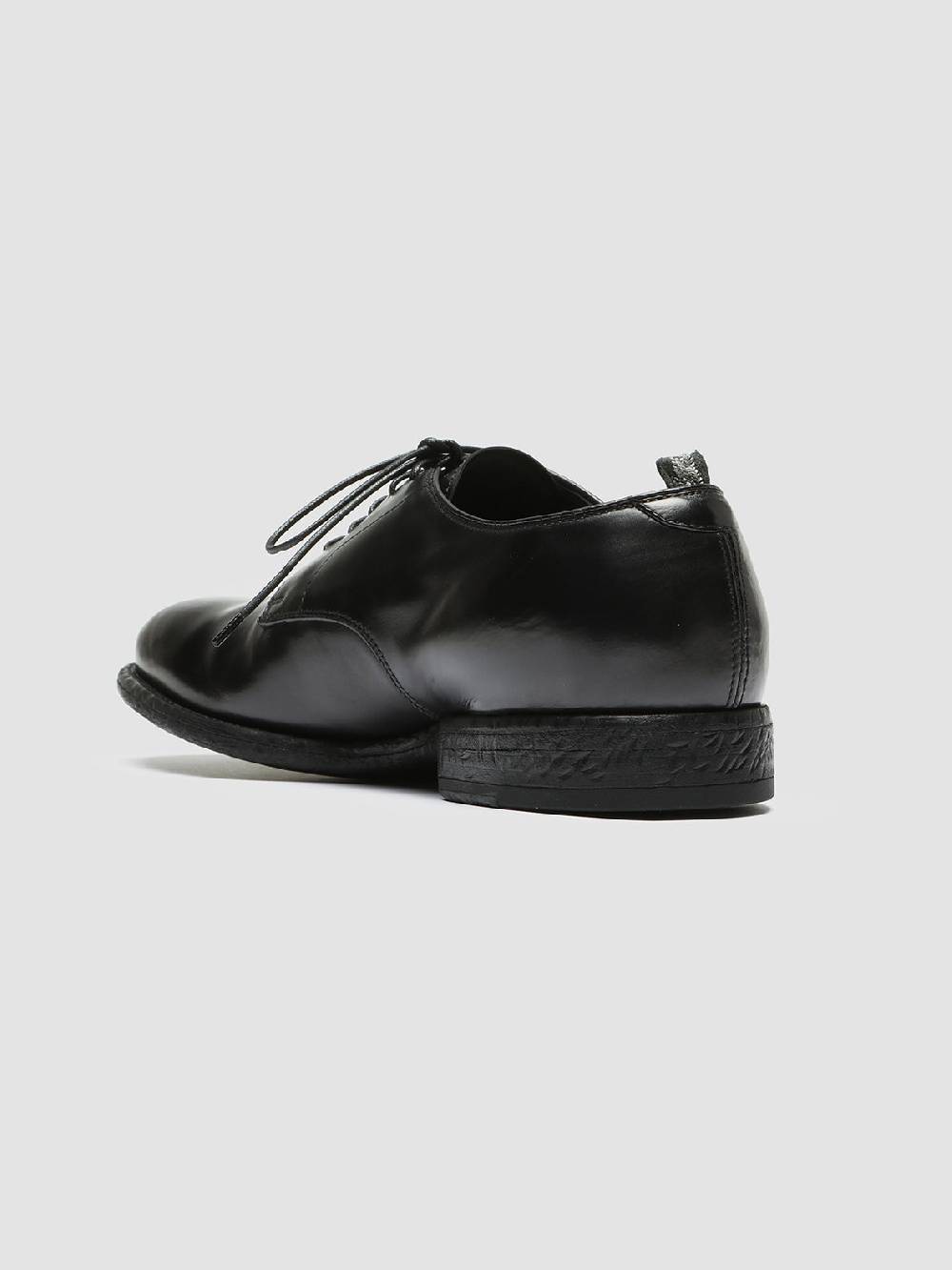 Officine Creative EMORY 022 Derby in Pelle Nera Vendita calda