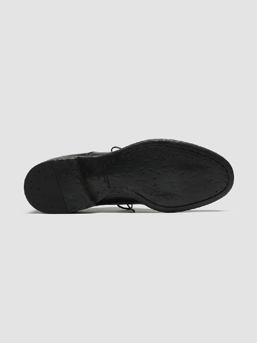 Officine Creative EMORY 022 Derby in Pelle Nera Vendita calda