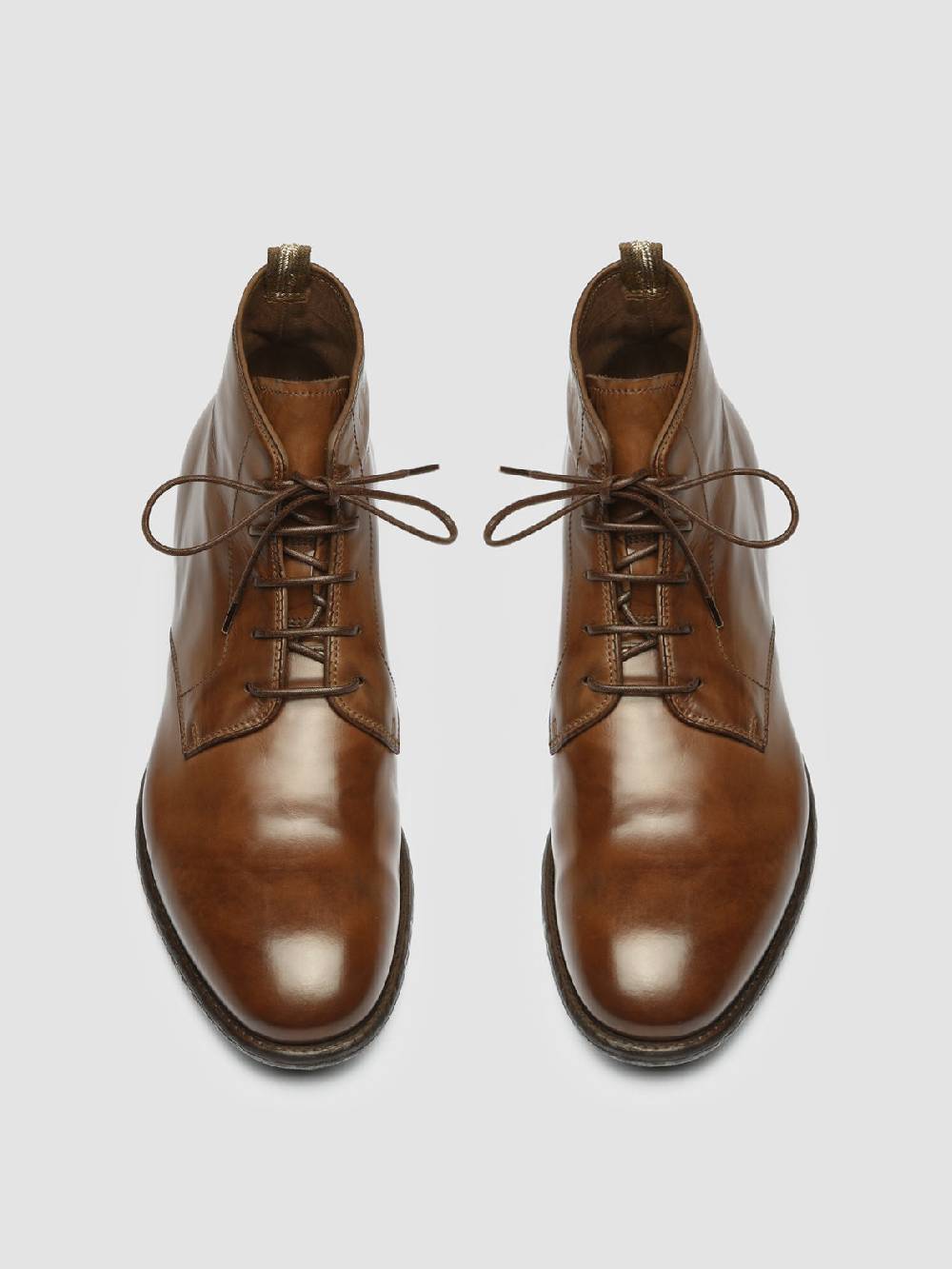Officine Creative EMORY 023 Stivaletti in Pelle Marrone Latest fashion
