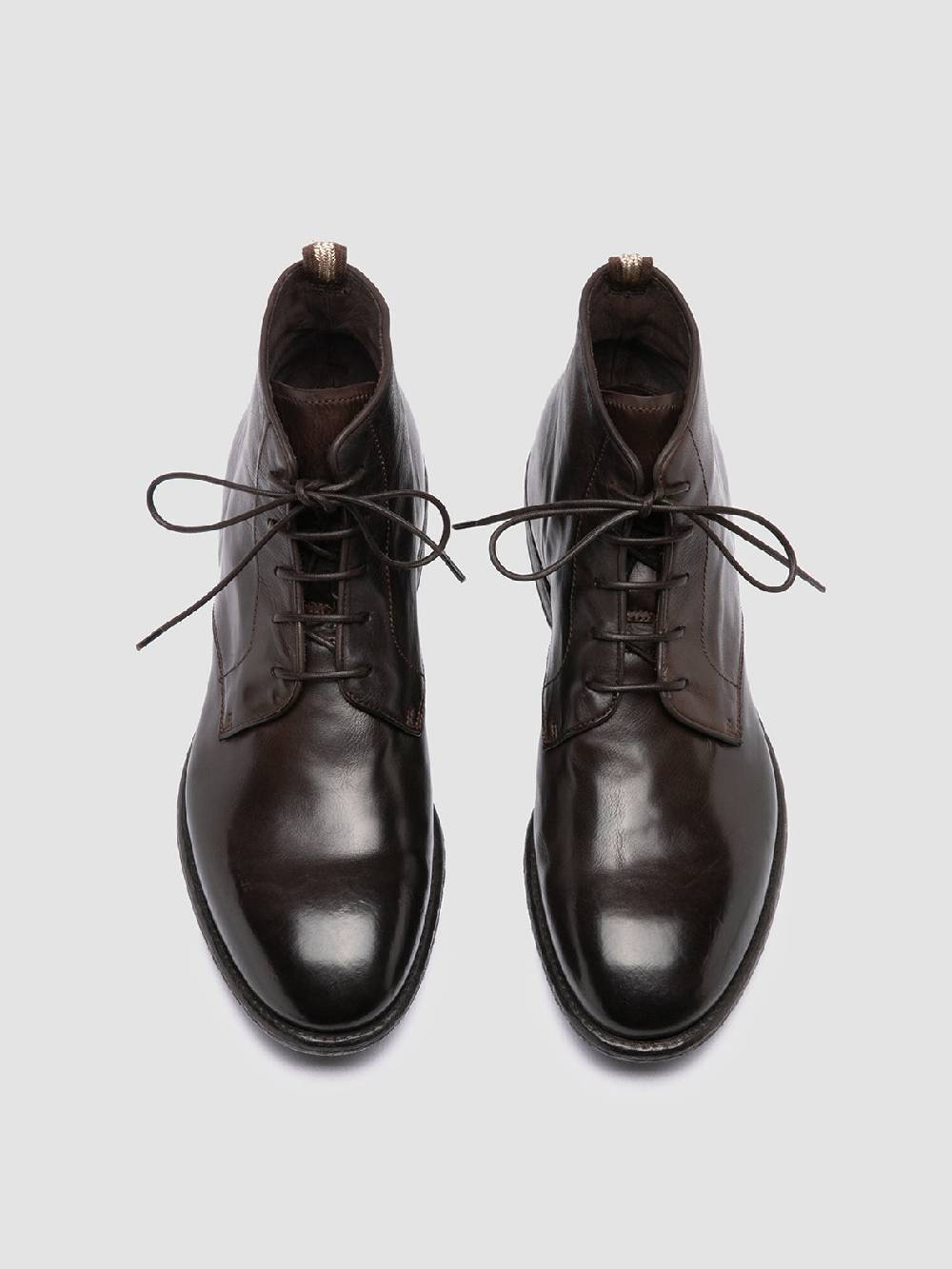 Officine Creative EMORY 023 Stivaletti in Pelle Marrone Online Outlet