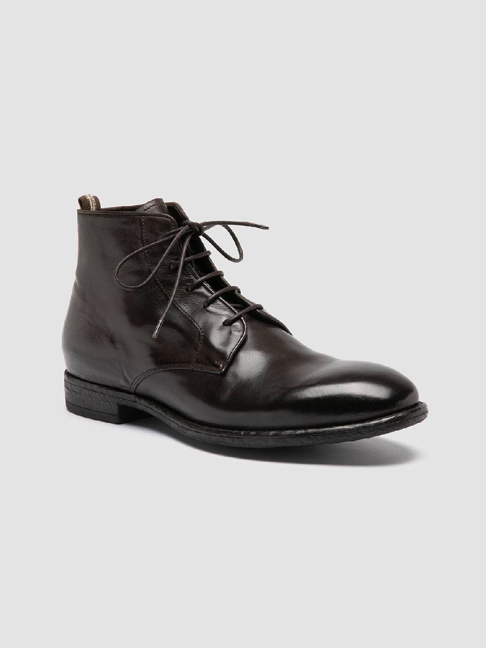 Officine Creative EMORY 023 Stivaletti in Pelle Marrone Online Outlet