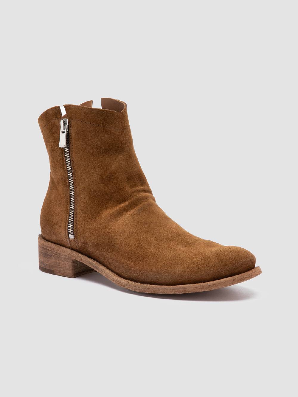Officine Creative LISON 051 Stivaletti in Pelle Scamosciata Marrone Offerte esclusive