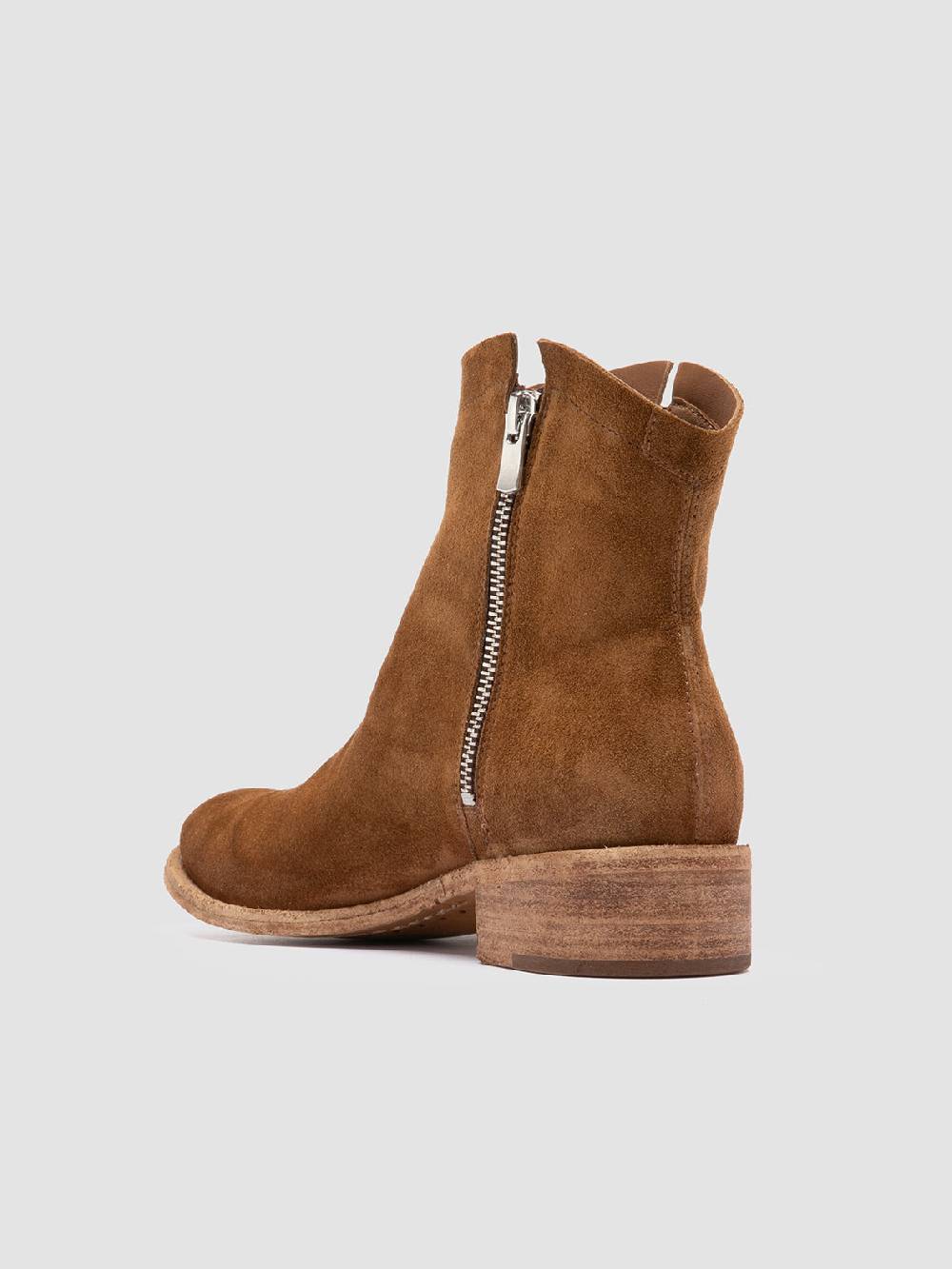 Officine Creative LISON 051 Stivaletti in Pelle Scamosciata Marrone Offerte esclusive
