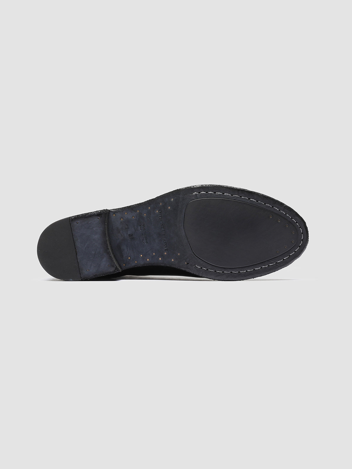 Officine Creative SELINE 002 Stivaletti Chelsea in Pelle Nera Liquidazione