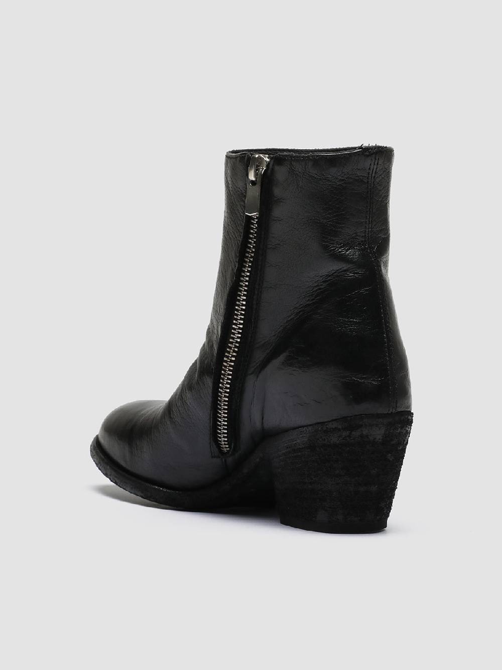 Officine Creative SHERRY 003 Stivaletti in Pelle Nera Offerte speciali