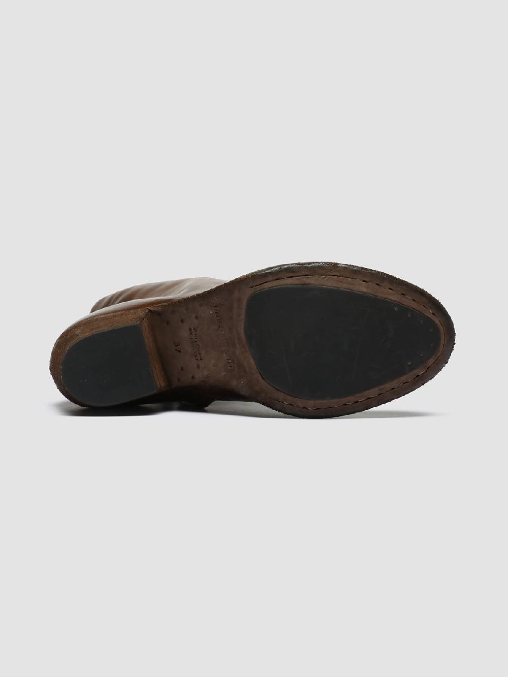 Officine Creative SHERRY 003 Stivaletti in Pelle Marrone Enormi risparmi